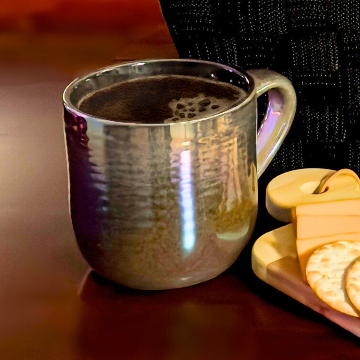 17 oz glossy coffee mug